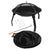 Bigzzia Outdoor Fire Pits Portable Fire Bowl with Grill Poker and Carry Bag Folding BBQ Grill for Outdoor Cooking Camping Hiking, Heating
