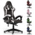Bigzzia Gaming Chair Office Chair Desk Chair Swivel Heavy Duty Chair Ergonomic Design with Cushion and Reclining Back Support