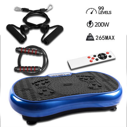 bigzzia Vibration Platform with Rope Skipping, Whole Body Workout Vibration Fitness Platform Massage Machine for Home Training and Shaping, 99 Levels