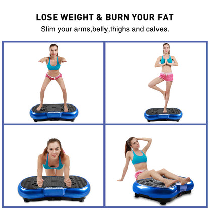 bigzzia Vibration Platform with Rope Skipping, Whole Body Workout Vibration Fitness Platform Massage Machine for Home Training and Shaping, 99 Levels