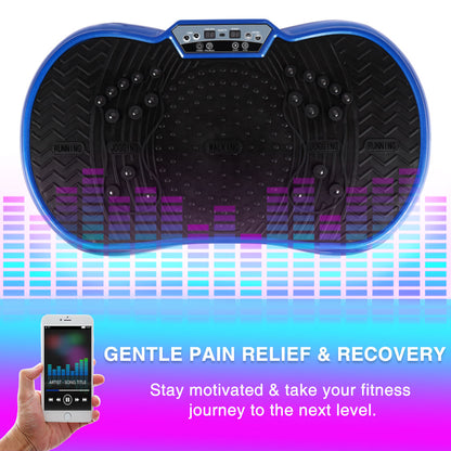 bigzzia Vibration Platform with Rope Skipping, Whole Body Workout Vibration Fitness Platform Massage Machine for Home Training and Shaping, 99 Levels